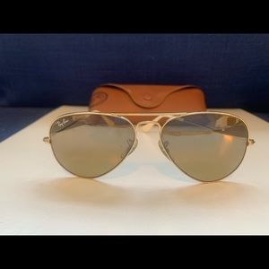 Ray ban aviators /small gold.